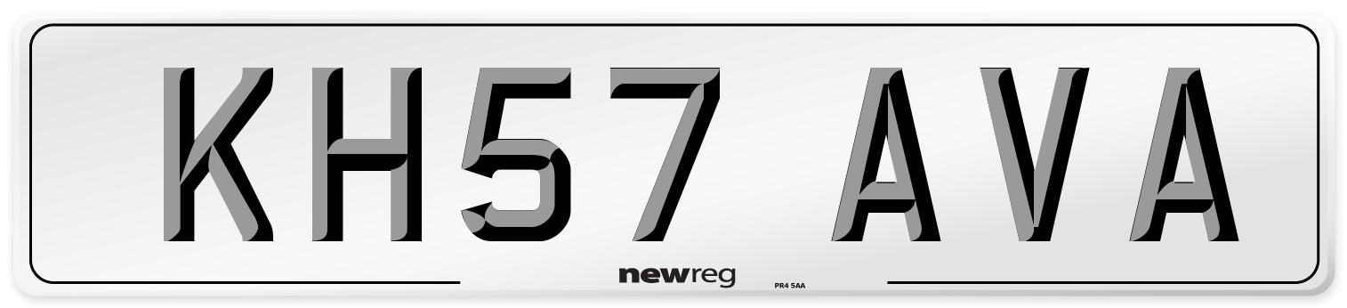 KH57 AVA Number Plate from New Reg